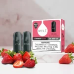 Myle V5 Strawberry Slushy Meta Pods pack of two (2) disposable magnetic