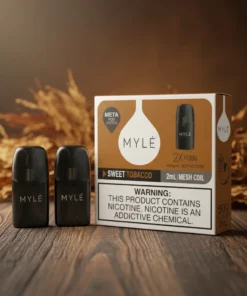 Myle V5 Sweet Tobacco Meta Pods pack of two (2) disposable magnetic