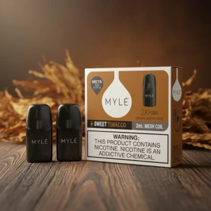 Myle V5 Sweet Tobacco Meta Pods pack of two (2) disposable magnetic