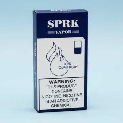SPARK VAPOR Iced Quad Berry Pod Pre filled Disposable (Pack of 4)