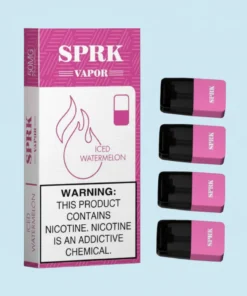 SPARK VAPOR Iced Watermelon Pod Pre filled Disposable (Pack of 4)