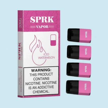 SPARK VAPOR Iced Watermelon Pod Pre filled Disposable (Pack of 4)