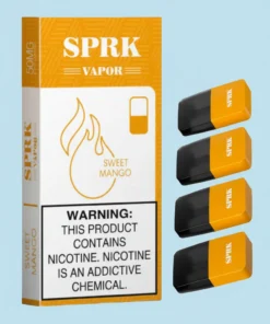 SPRK VAPOR Sweet Mango Pod Pre filled Disposable (Pack of 4)
