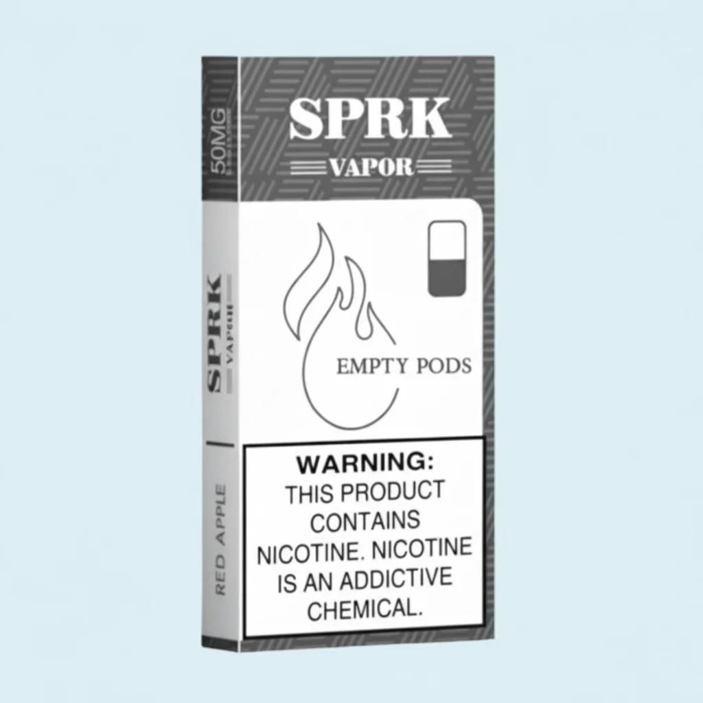 Spark Vapor Empty Pod Prefilled (Pack of 4) Spark Vapor Empty Pod Prefilled (Pack of 4)