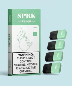 Spark Vapor Lemon Mint Pod Pre filled Disposable (Pack of 4)
