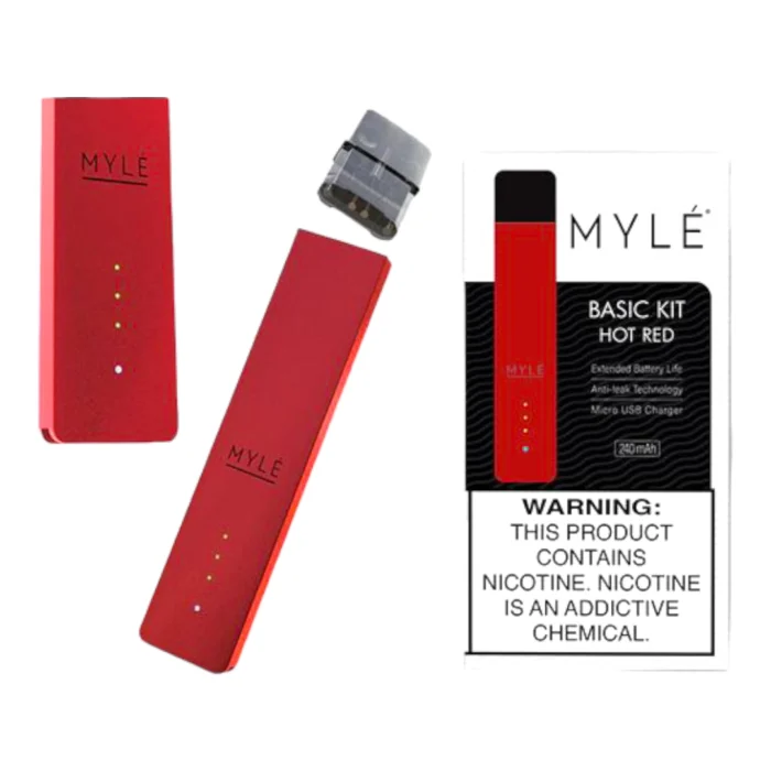 Myle V4 Device Hot Red Myle V4 Hot Red disposable pod device with bold design and smooth vaping experience