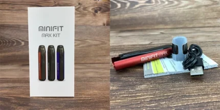 JustFog Minifit Max Kit rechargeable pod device with USB charging and long-lasting battery for smooth vaping