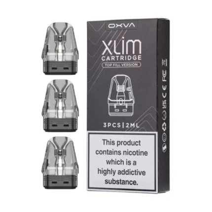 OXVA XLIM Pod Cartridge Pack of 3 for XLIM vaping device compatible with nicotine salts