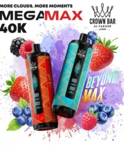 CROWNBAR Al Fakher 40K Disposable Vape Mega Max for long-lasting vaping experience