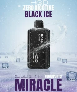Black Ice HQD Miracle 8000 Puffs Zero Nicotine