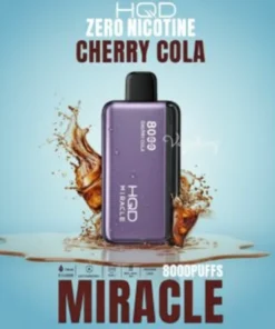 Cherry Cola HQD Miracle 8000 Puffs Zero Nicotine