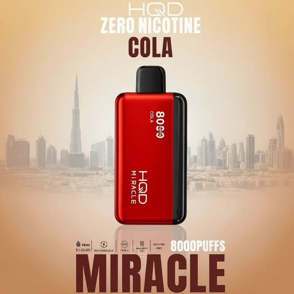 Cola HQD Miracle 8000 Puffs Zero Nicotine Cola HQD Miracle 8000 Puffs Zero Nicotine