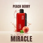 Peach Berry HQD Miracle 8000 Puffs Zero Nicotine