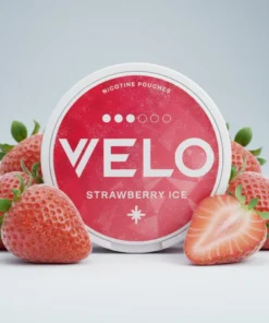 Strawberry Ice Velo Nicotine Pouches10mg