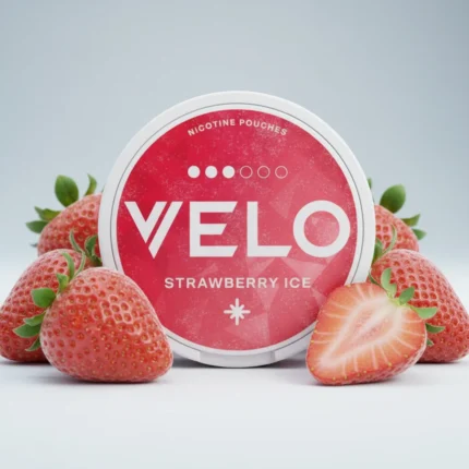 Strawberry Ice Velo Nicotine Pouches10mg