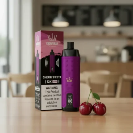 Cherry Fiesta Al Fakher Crown Bar 12000 Puffs Disposable Vape