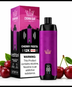 Cherry Fiesta Al Fakher Crown Bar 12000 Puffs Disposable Vape