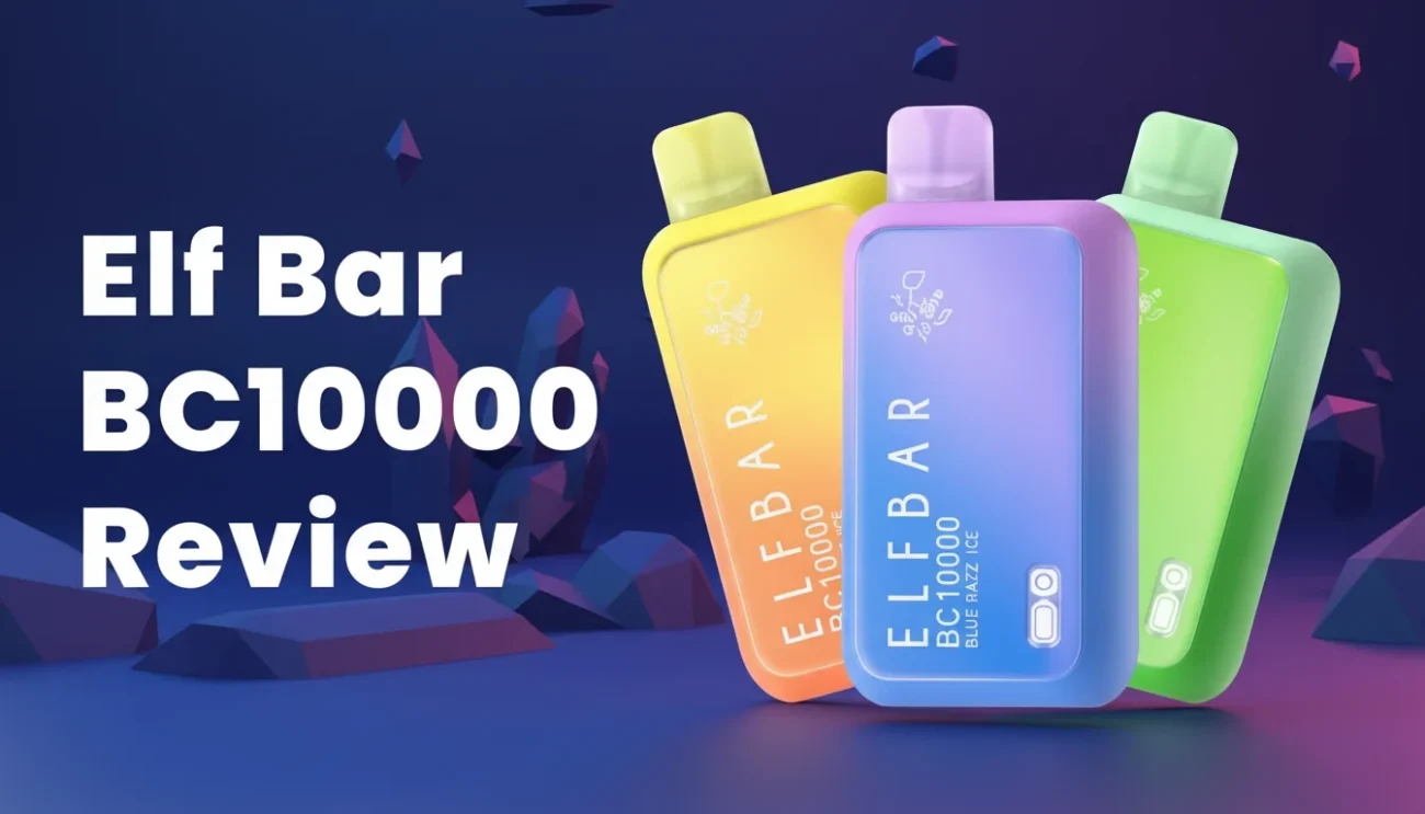 Elfbar BC10000 device front and packaging