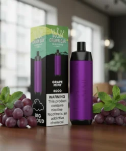 Grape Mint Al Fakher Crown Bar 8000 Puffs Disposable Vape