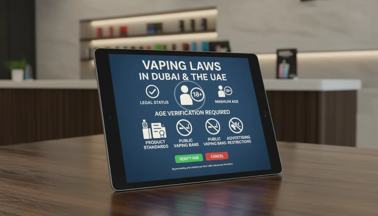 Is Vaping Legal in UAE? Complete 2025 Guide 3 Legal Age for Vaping in the UAE