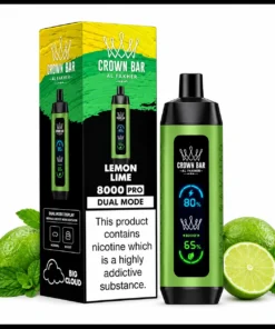 Lemon Lime Al Fakher Crown Bar 8000 Puffs Disposable Vape