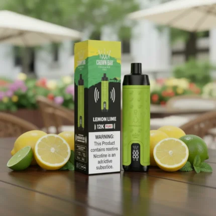 Lemon Mint Al Fakher Crown Bar 12000 Puffs Disposable Vape