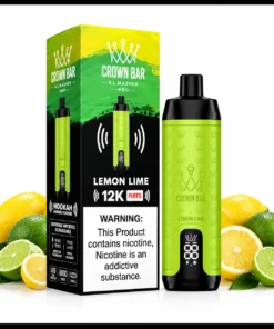 Lemon Mint Al Fakher Crown Bar 12000 Puffs Disposable Vape