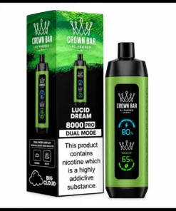 Lucid Dream Al Fakher Crown Bar 8000 Puffs Disposable Vape