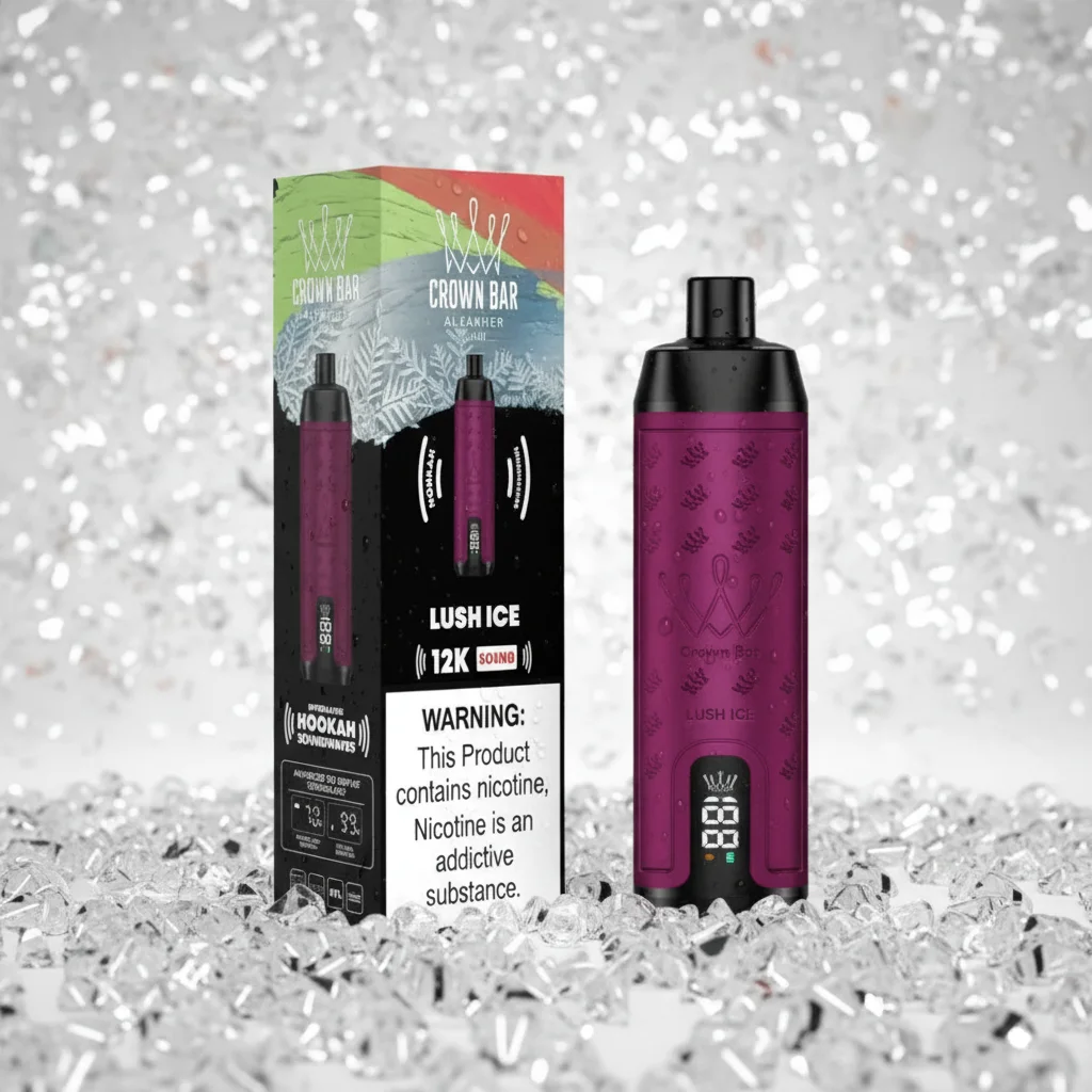 Lush Ice Al Fakher Crown Bar 12000 Puffs Disposable Vape Lush Ice Al Fakher Crown Bar 12000 Puffs Disposable Vape