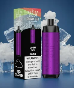 Lush Ice Al Fakher Crown Bar 8000 Puffs Disposable Vape