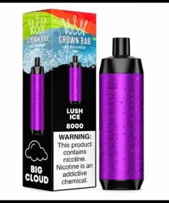 Lush Ice Al Fakher Crown Bar 8000 Puffs Disposable Vape