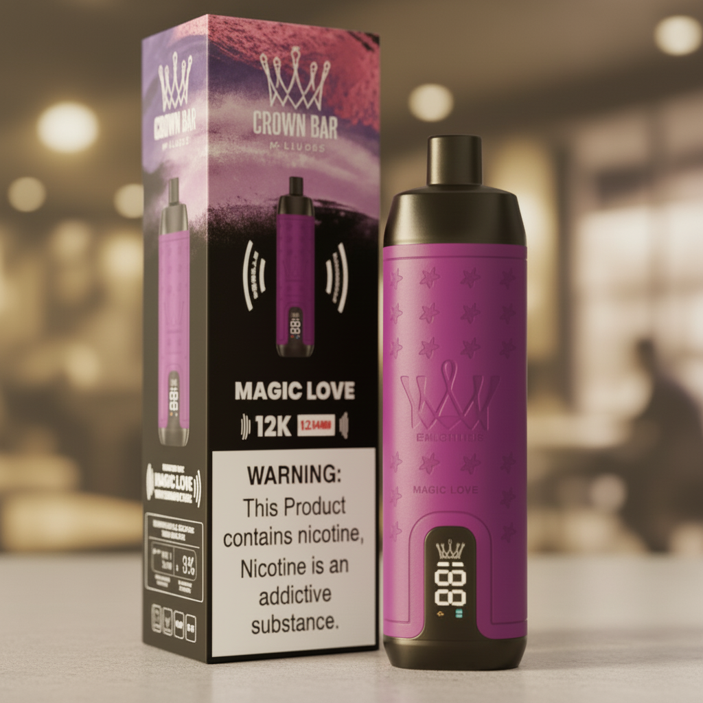 Magic Love Al Fakher Crown Bar 12000 Puffs Disposable Vape Magic Love Al Fakher Crown Bar 12000 Puffs Disposable Vape