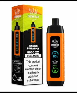 Mango Pineapple Al Fakher Crown Bar 8000 Puffs Disposable Vape