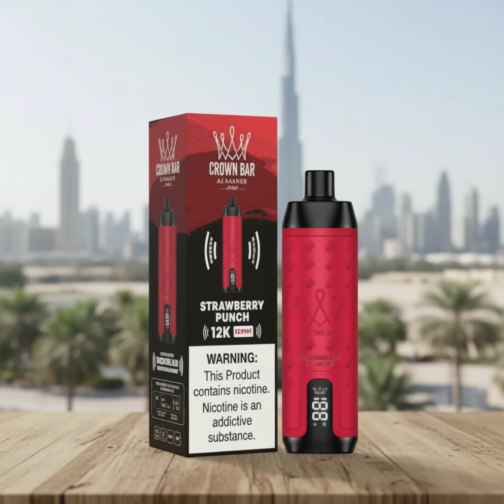 Strawberry Punch Al Fakher Crown Bar 12000 Puffs Disposable Vape Strawberry Punch Al Fakher Crown Bar 12000 Puffs Disposable Vape