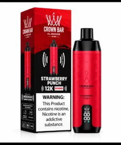 Strawberry Punch Al Fakher Crown Bar 12000 Puffs Disposable Vape