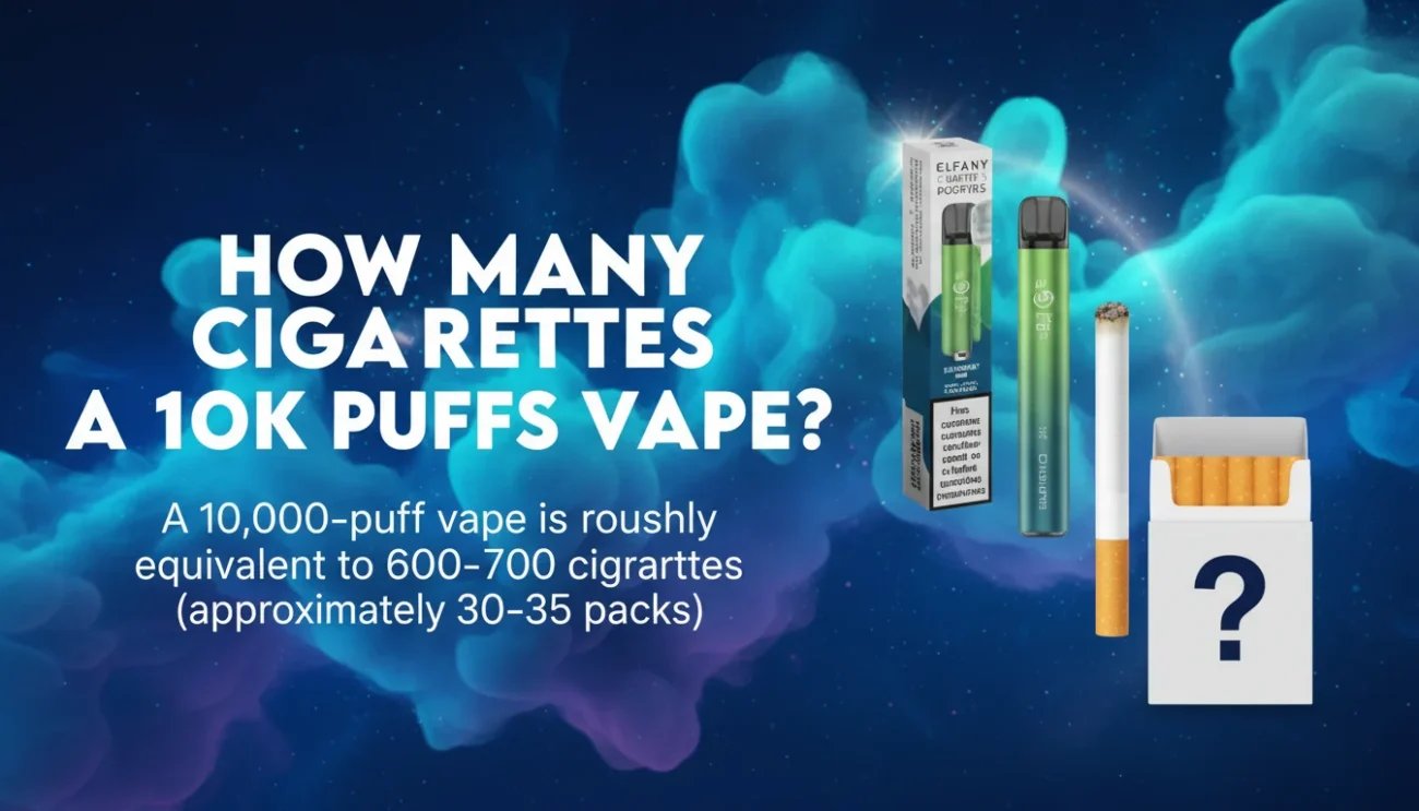 A 10000 puff vape is roughly equivalent