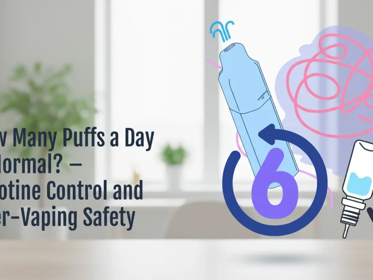 elfbar elfa master akku How Many Puffs Per Day Is Safe? Vaping Usage Guide