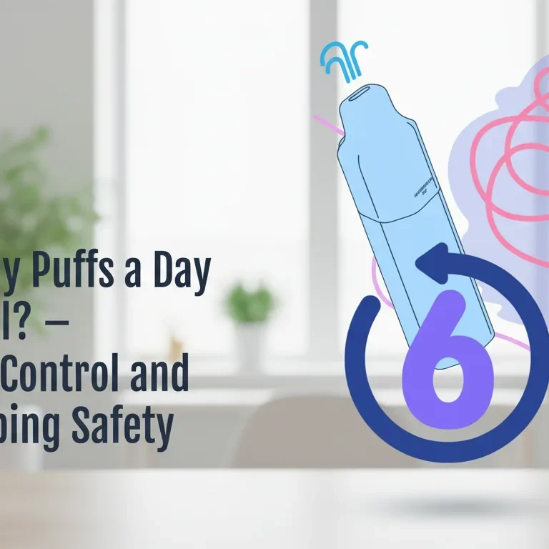 How Many Puffs Per Day Is Safe? Vaping Usage Guide