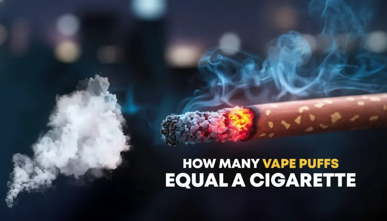 How many puffs equal one cigarette
