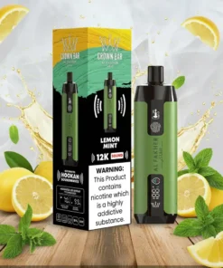 LEMON MINT AL FAKHER DISPOSABLE Al Fakher Crown Bar 12000 Puffs – Lemon Mint Disposable Vape12000 PUFFS