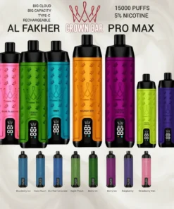 Al Fakher Crown Bar 15000 Puffs – Rechargeable Disposable Vape