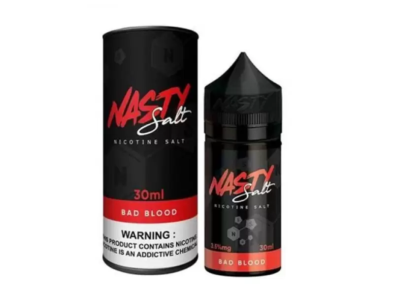 Bad Blood Nasty Juice Vape Juice 35mg & 50mg Nicotine Strength 1 Bad Blood Nasty Juice Vape Juice 35mg & 50mg Nicotine Strength