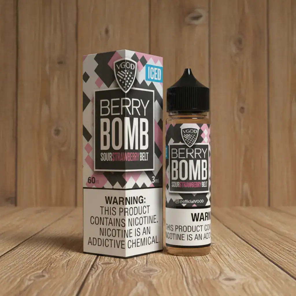 Berry Bomb by VGOD – 60mL (3 mg) – Iced & Non-Iced Vape Juice 1 Berry Bomb by VGOD – 60mL (3 mg) – Iced & Non-Iced Vape Juice