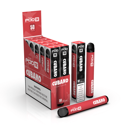 VGOD Pod - Cubano Disposable Device (1500 Puffs) 5ml 50mg (5% nicotine ) 1 VGOD Pod - Cubano Disposable Device (1500 Puffs) 5ml 50mg (5% nicotine )