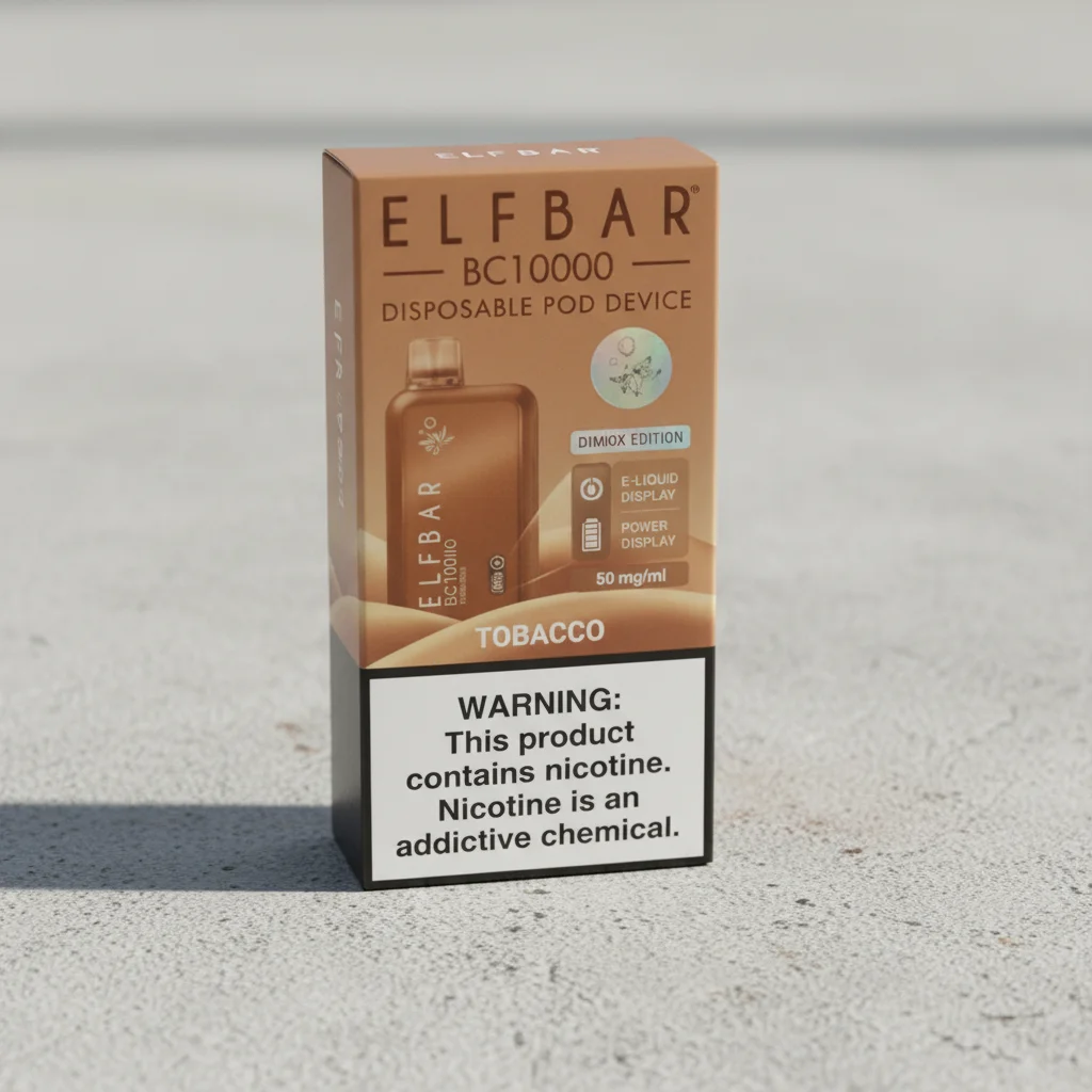 ELFBAR Tobacco BC 10000 Puffs 50mg 1 ELFBAR Tobacco BC 10000 Puffs 50mg