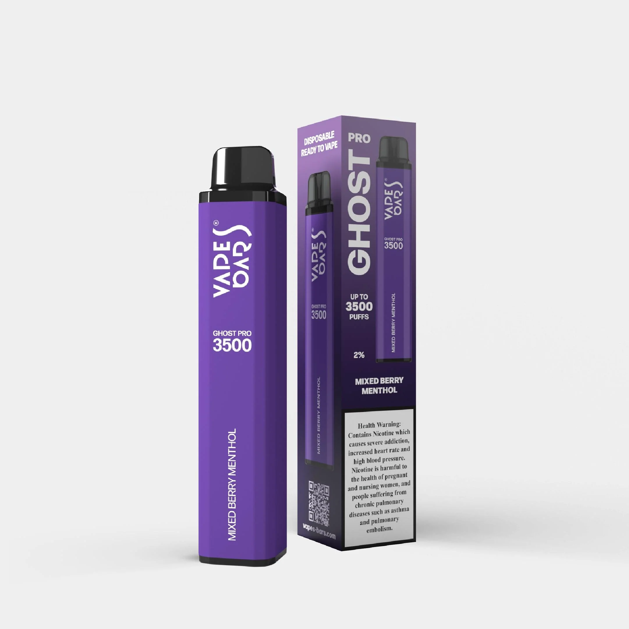 Mixed Berry Menthol 20mg 3500 Puffs by Vapes Bars Ghost Pro 1 Mixed Berry Menthol 20mg 3500 Puffs by Vapes Bars Ghost Pro