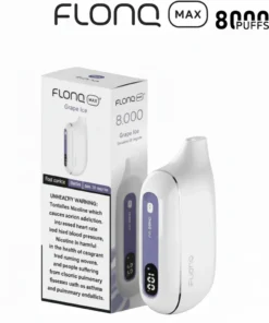 Grape Ice Flonq Max 8000 Puffs Disposable Vape In UAE