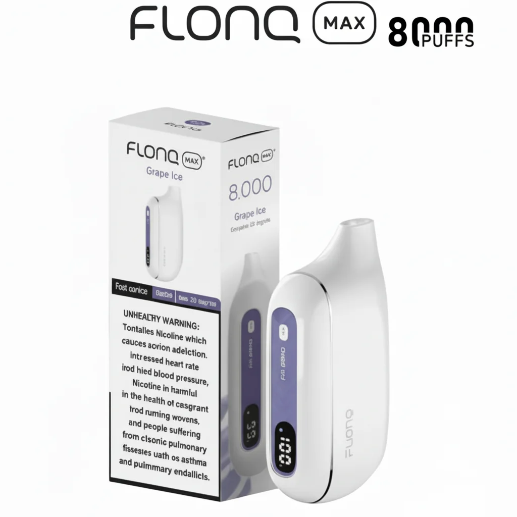 Grape Ice Flonq Max 8000 Puffs Disposable Vape In UAE 1 Grape Ice Flonq Max 8000 Puffs Disposable Vape In UAE