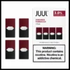 JUUL e liquid Pods Virginia Tobacco 3% nicotine (Pack of 4) 2 JUUL e liquid Pods Virginia Tobacco 3 nicotine Pack of 4 1