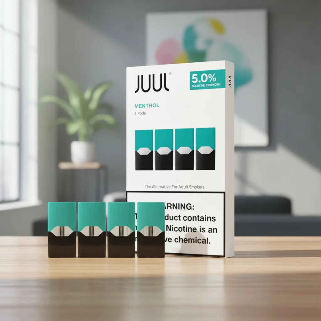 Juul Classic Menthol Pods 5% Nicotine (4 Pcs) 1 Juul Classic Menthol Pods 5% Nicotine (4 Pcs)